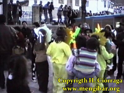 Carnaval 1989 en Mengbar. Pasacalles y concursos 1